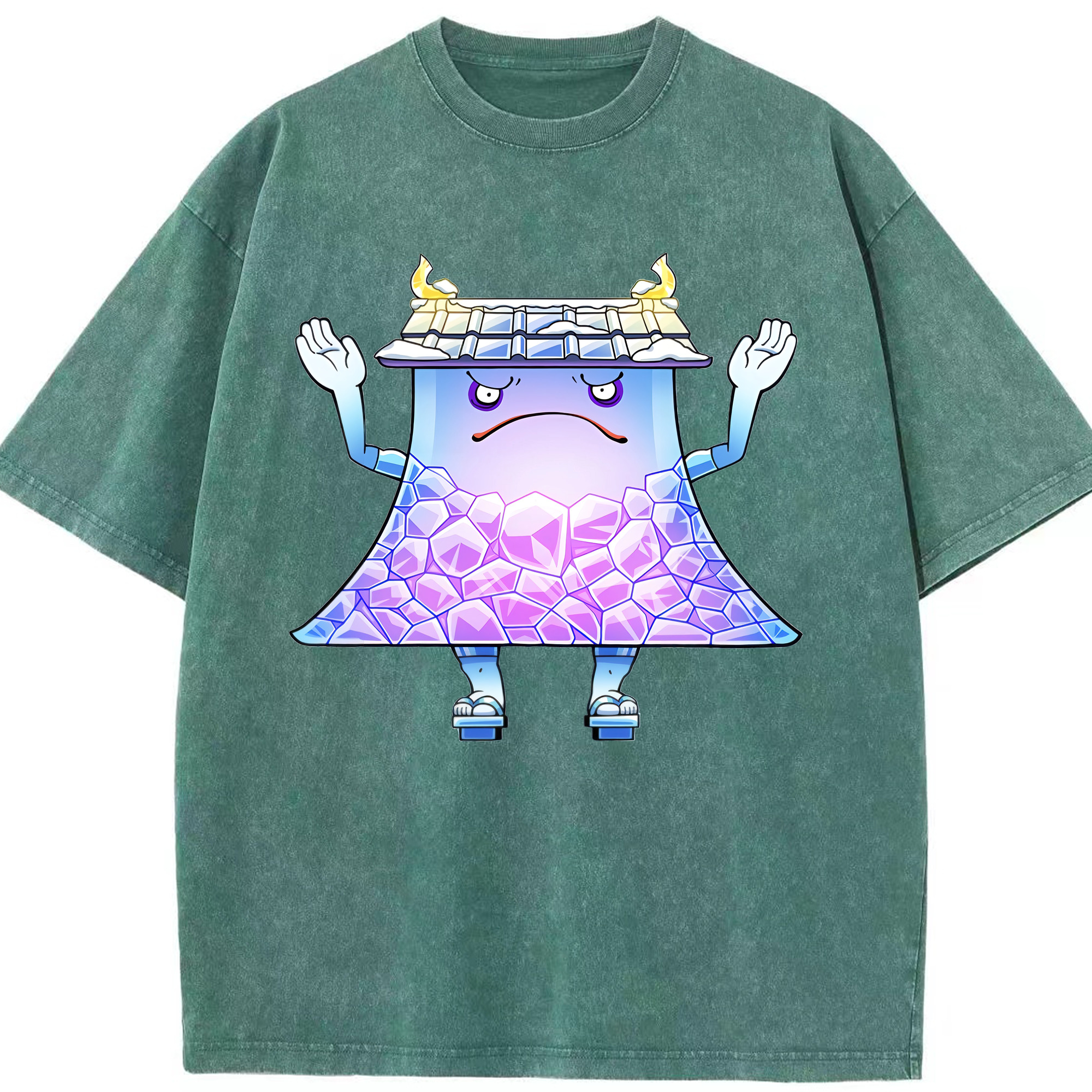 （画像用） 妖怪ウォッチ Yo-kai Watch 綿100% ヴィンテージ風 半袖Tシャツ（フロントプリント）